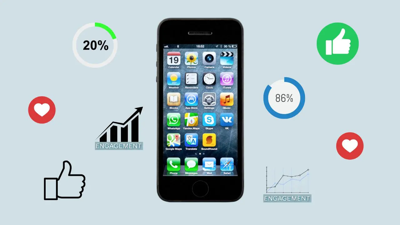 Boost Your Email Open Rates floating stats